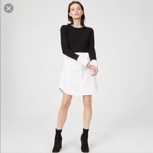 Club Monaco L layered dress with pockets